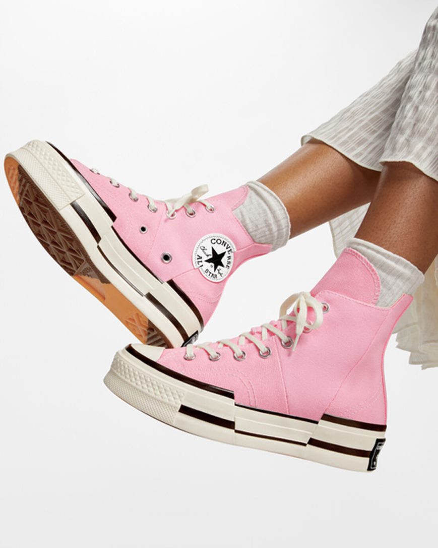 Tenisi Inalti Dama Converse Chuck 70 Plus Portocalii Roz | RO SQRCA905